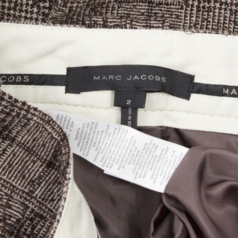 Marc Jacobs Check Tweed Pants - Image 10