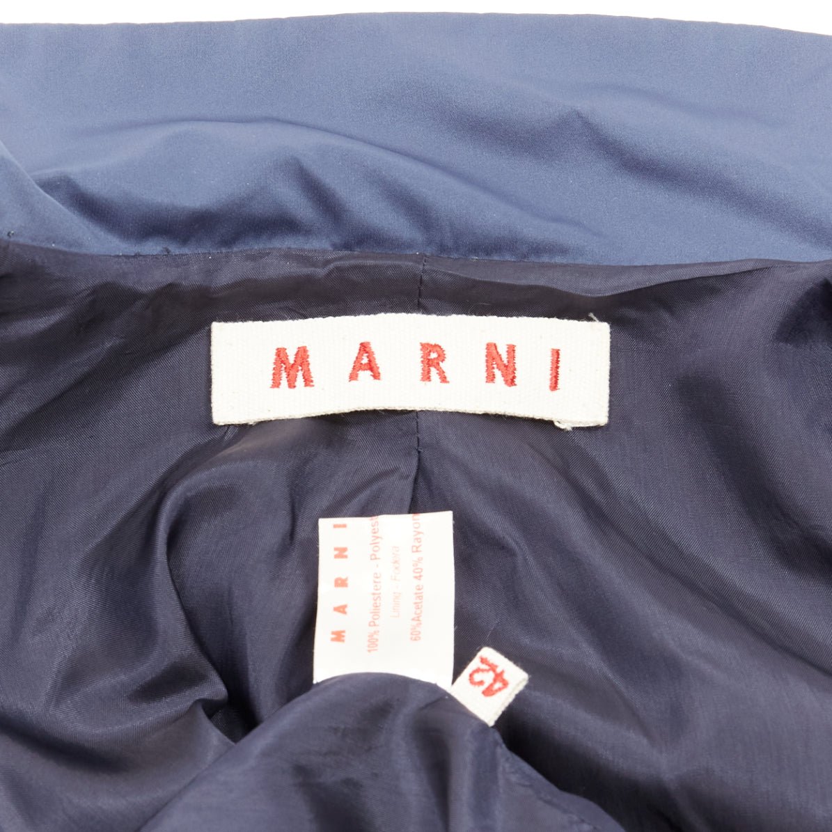Marni Creased Crop Jacket - Image 10