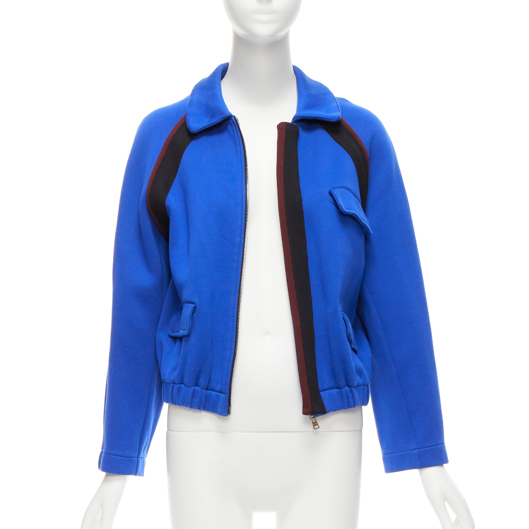 Marni Electric Blue Bomber Jacket - Image 6