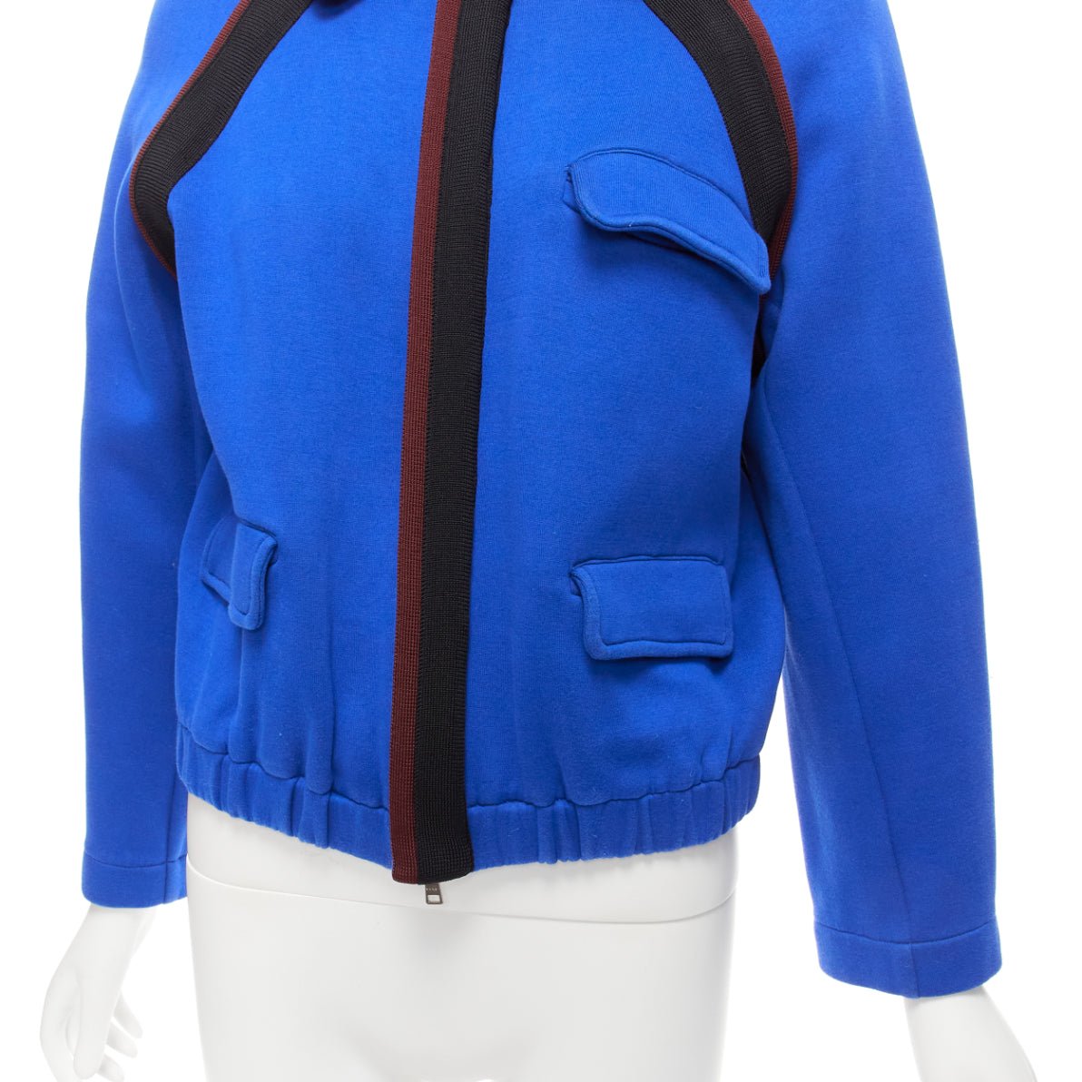 Marni Electric Blue Bomber Jacket - Image 10