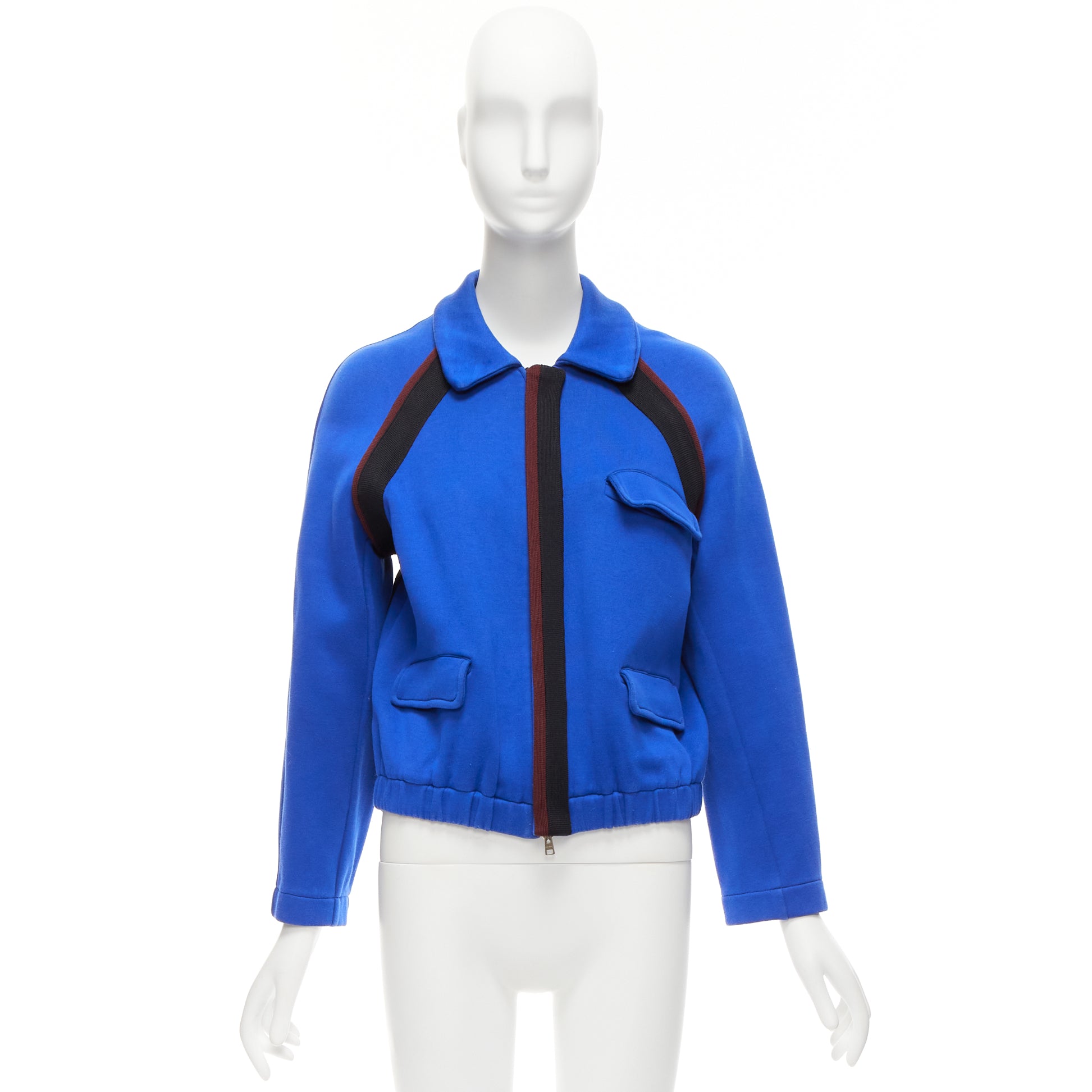 Marni Electric Blue Bomber Jacket - Image 12