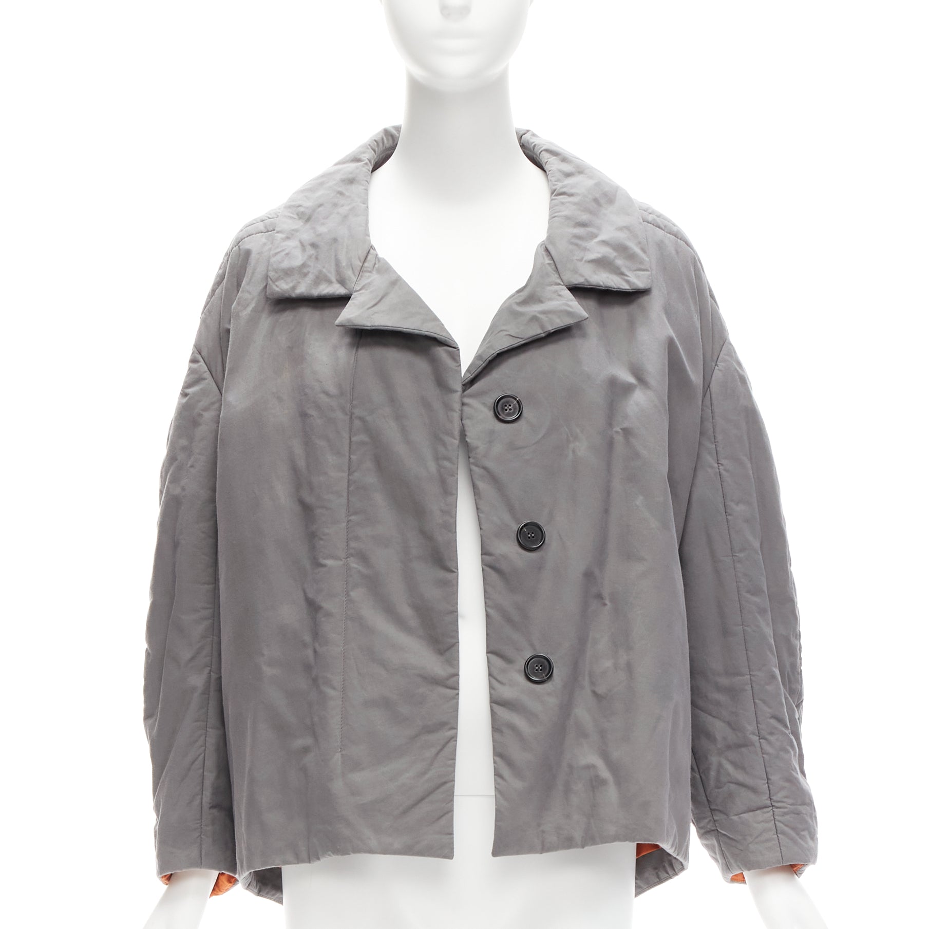 Marni Grey Padded Cocoon Jacket