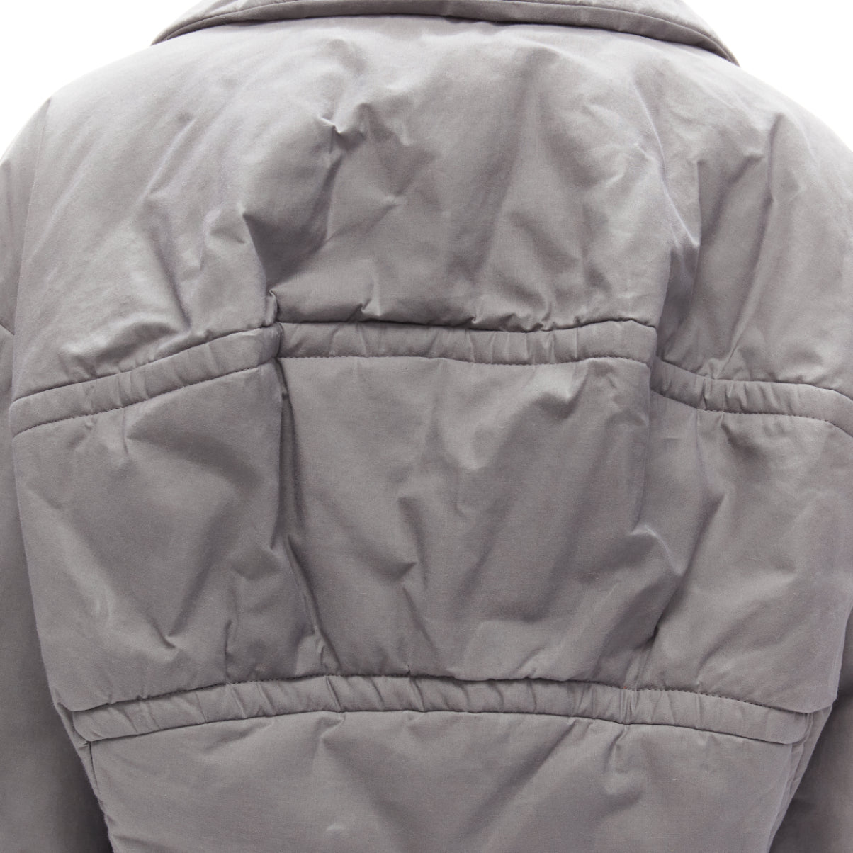 Marni Grey Padded Cocoon Jacket - Image 10