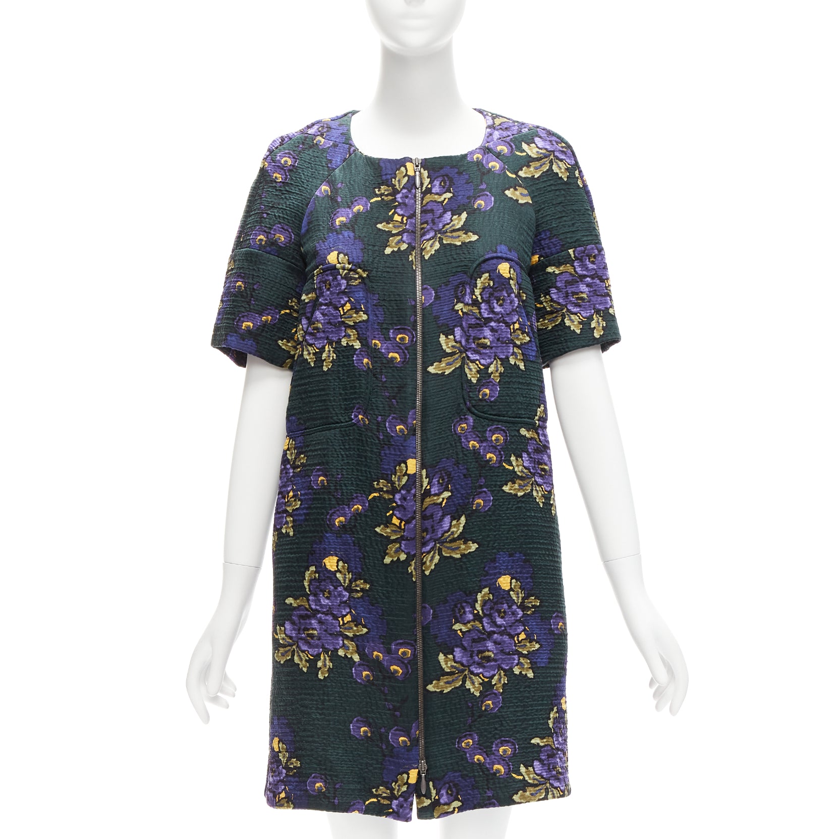 Marni Floral Cloque Dress