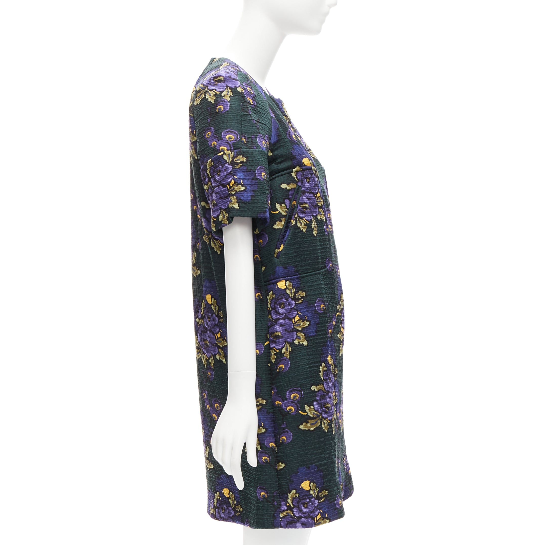 Marni Floral Cloque Dress - 4