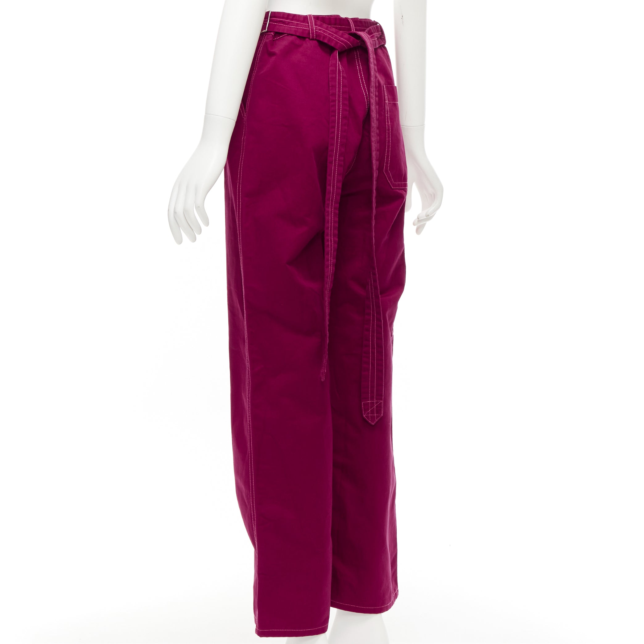 Marni Topstitch Wide Pants - Detail 1