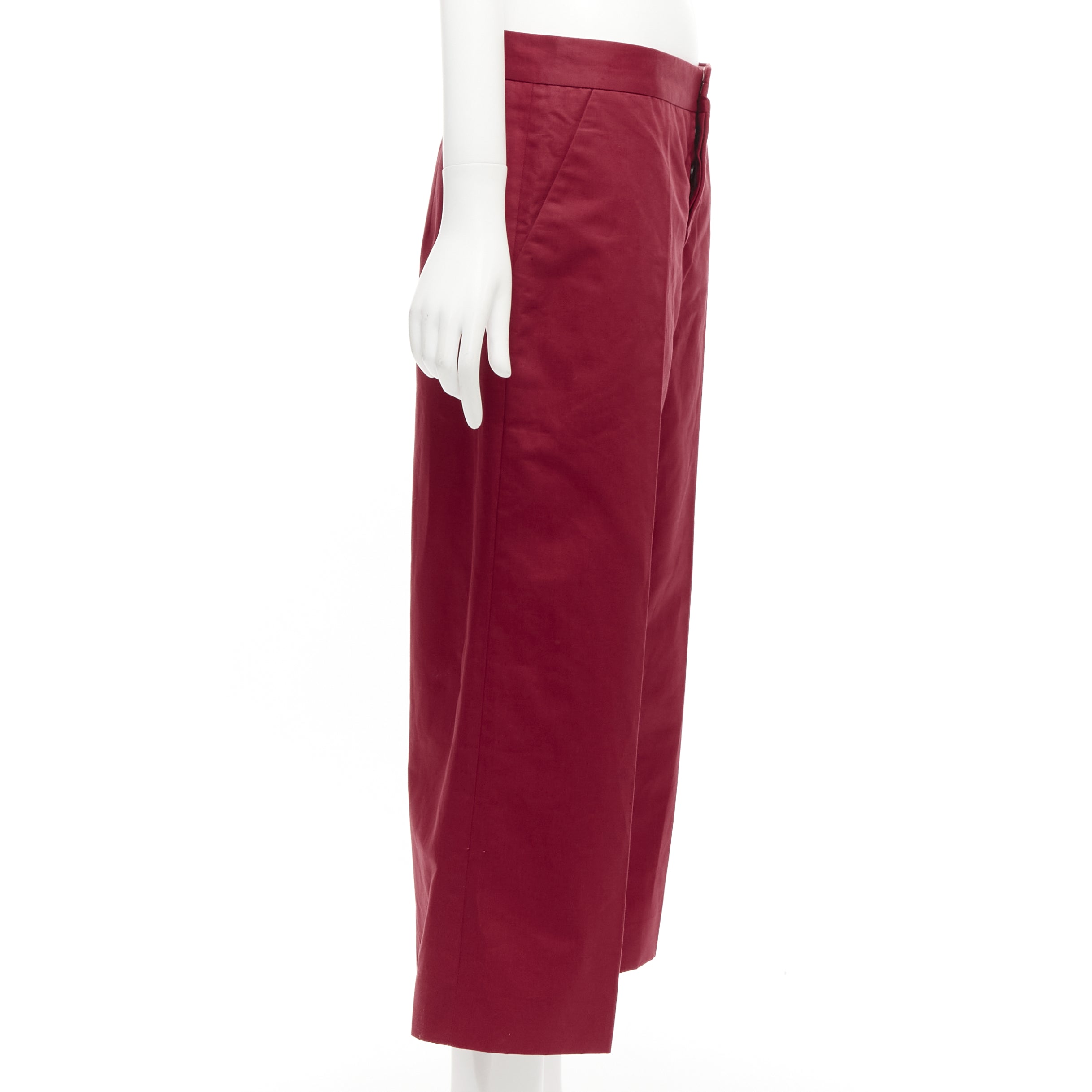 Marni Red Cropped Pants - 4
