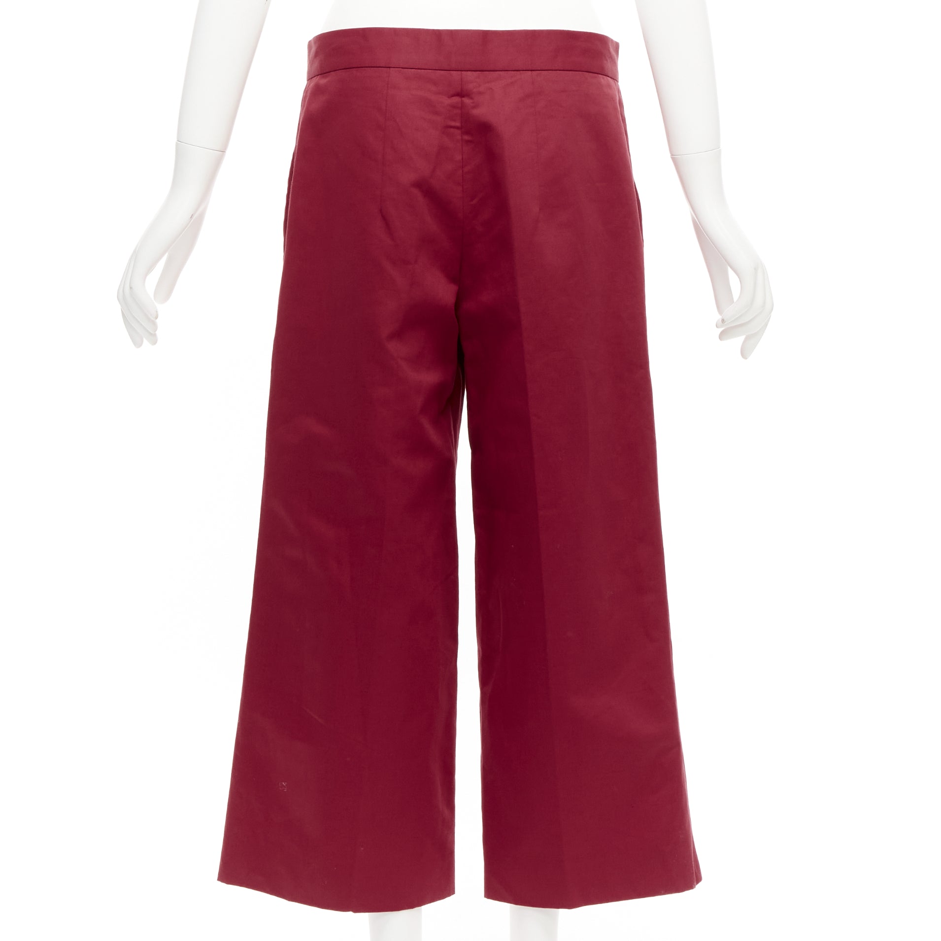 Marni Red Cropped Pants - Side view