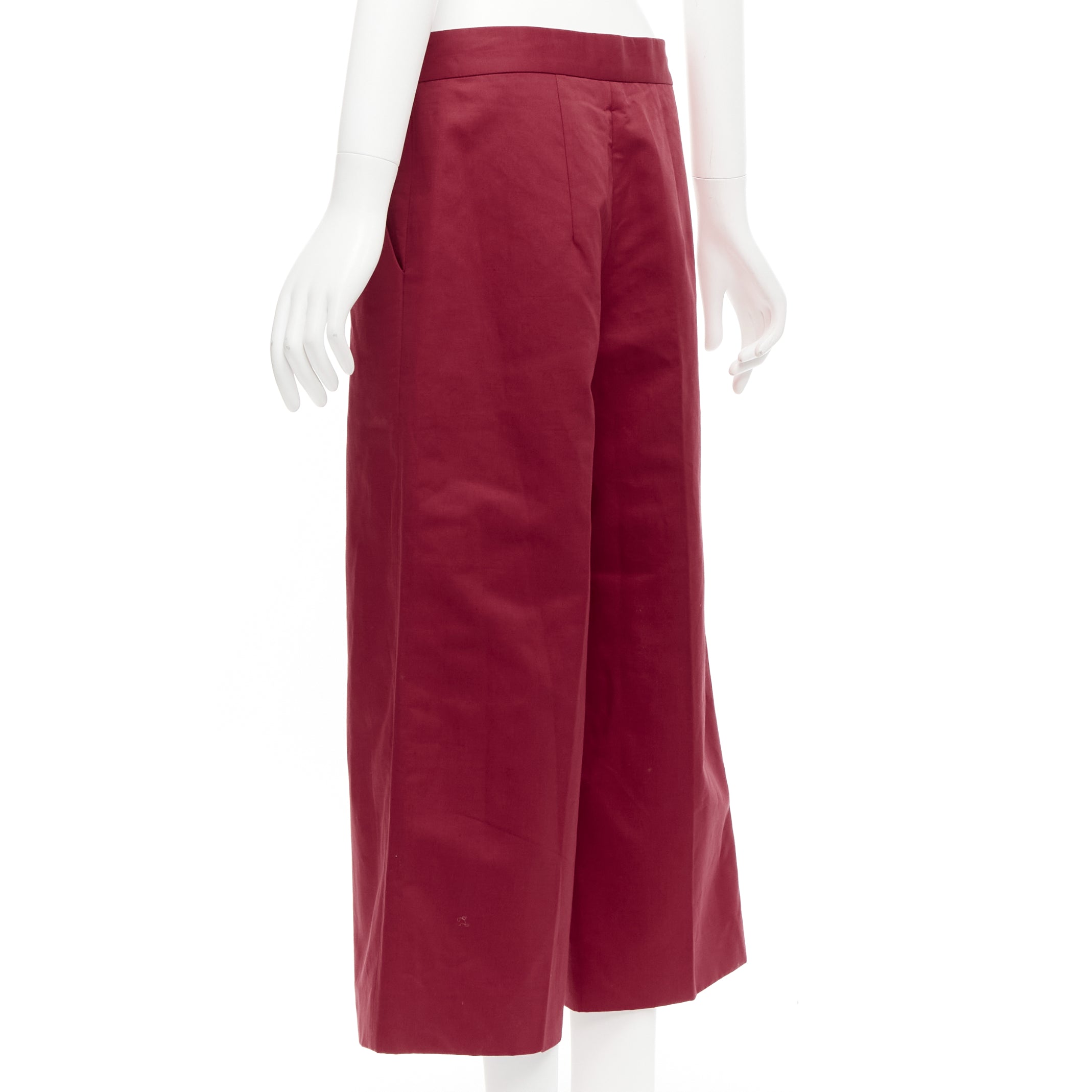 Marni Red Cropped Pants - Detail 1