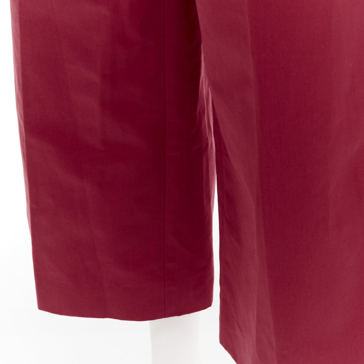 Marni Red Cropped Pants - Detail 2