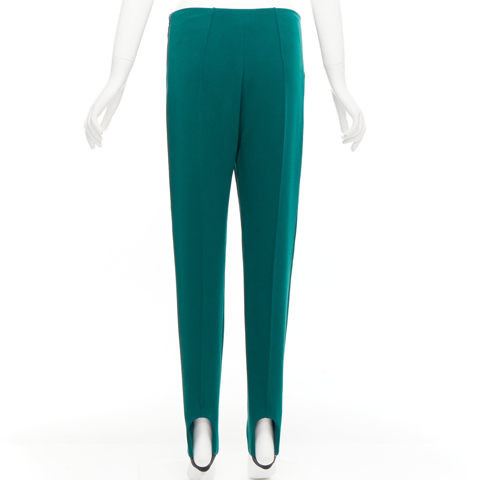 Marni Green Stirrup Pants - Side view