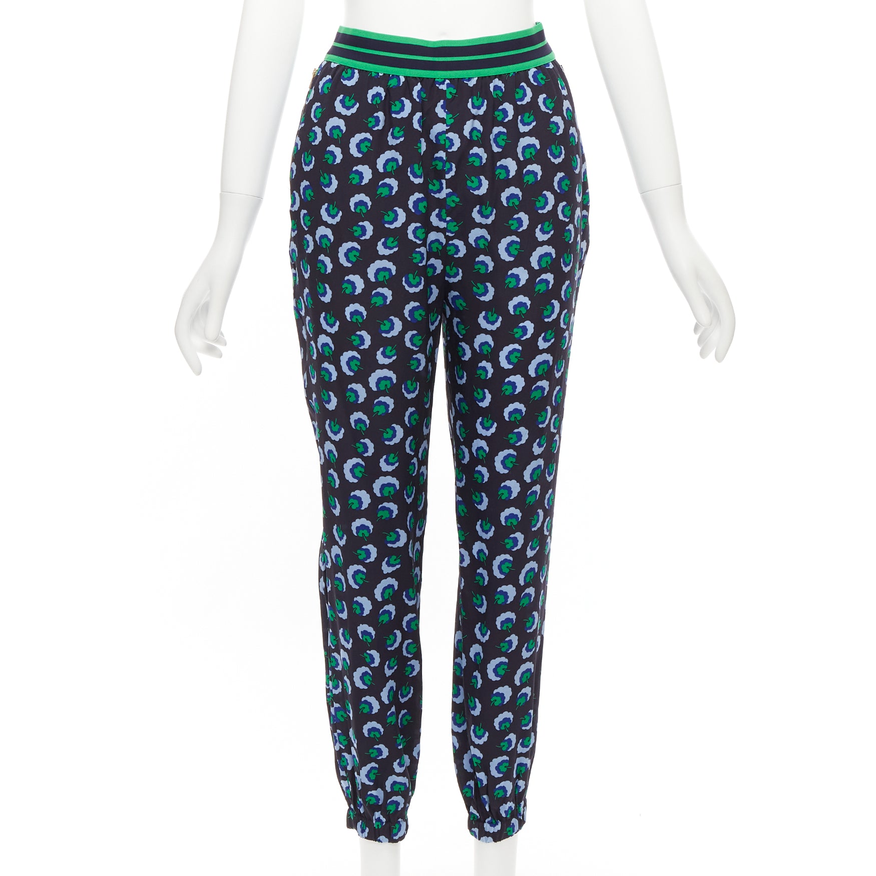 Stella Mccartney Silk Graphic Pants