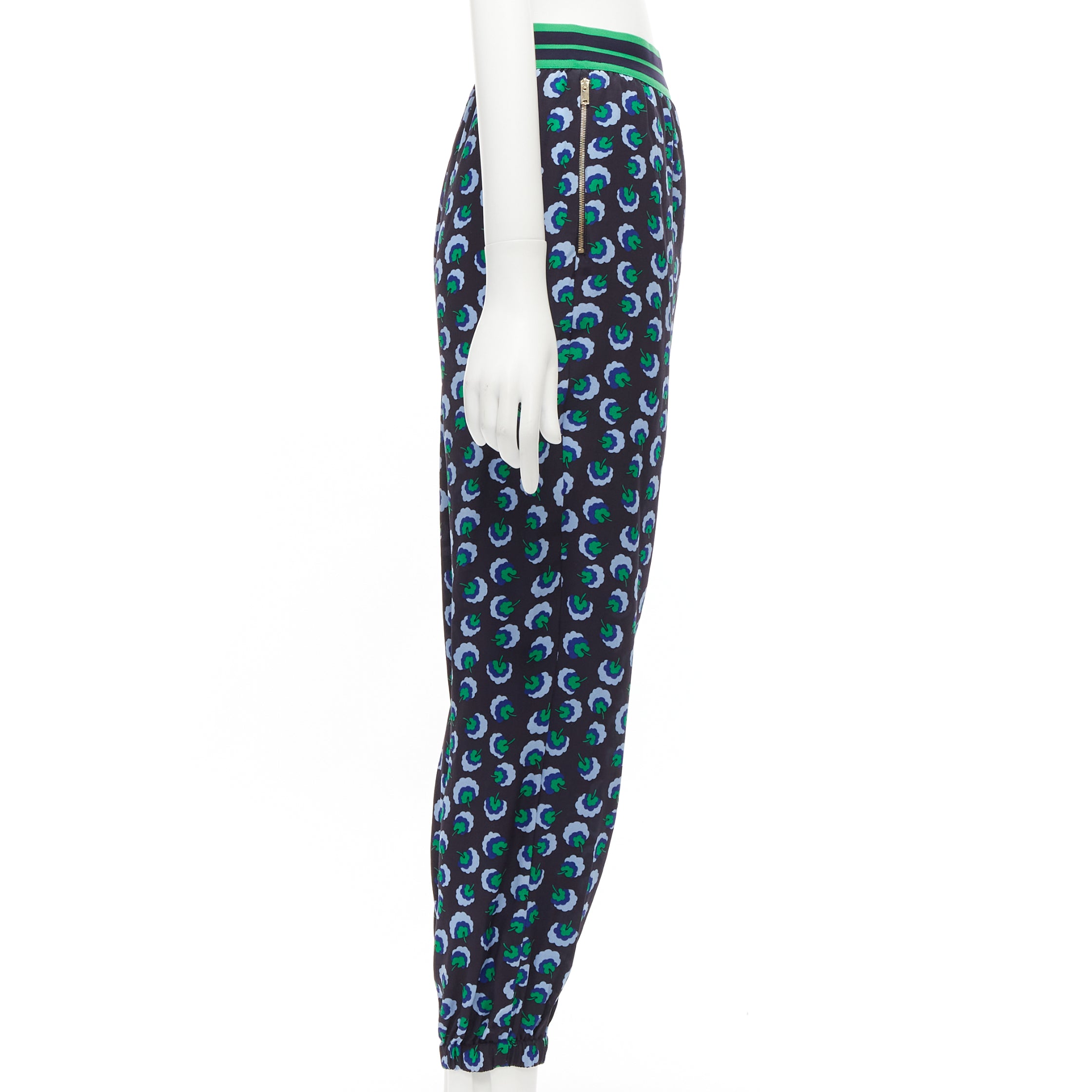 Stella Mccartney Silk Graphic Pants - 4