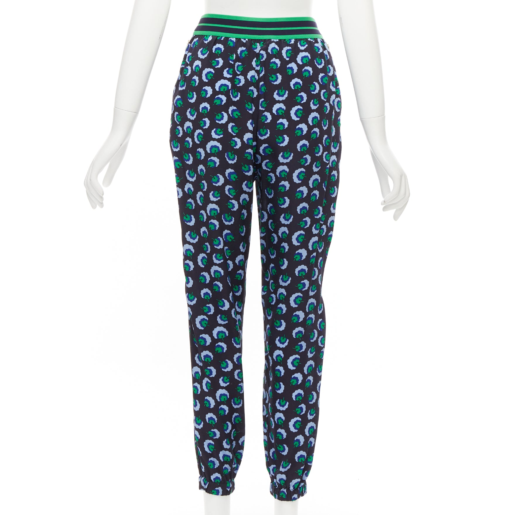 Stella Mccartney Silk Graphic Pants - Side view