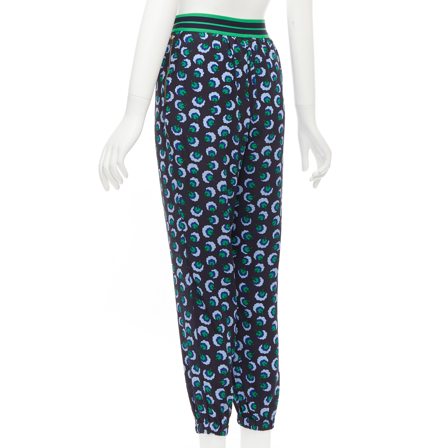 Stella Mccartney Silk Graphic Pants - Detail 1