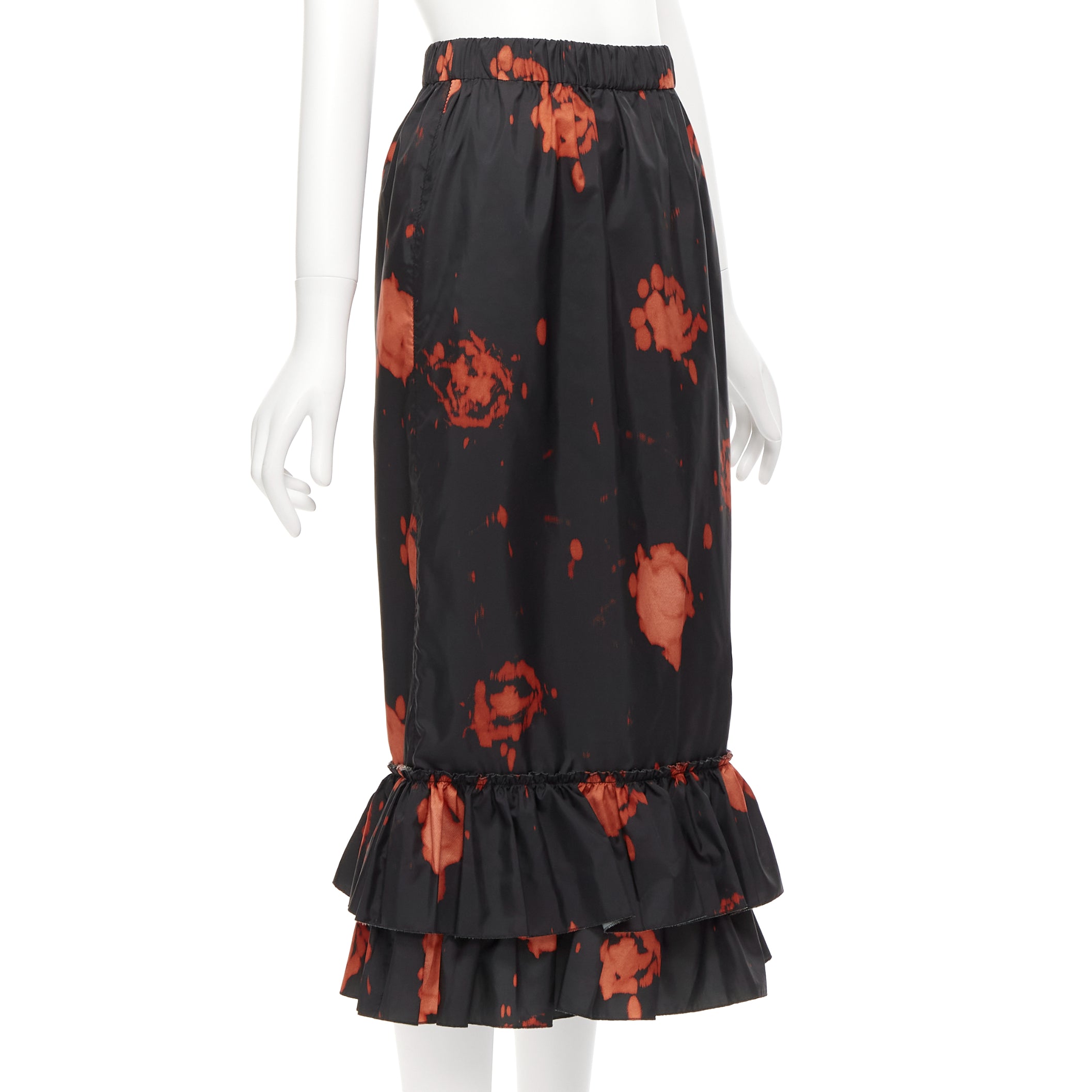 Marni Splatter Ruffle Skirt - Image 6