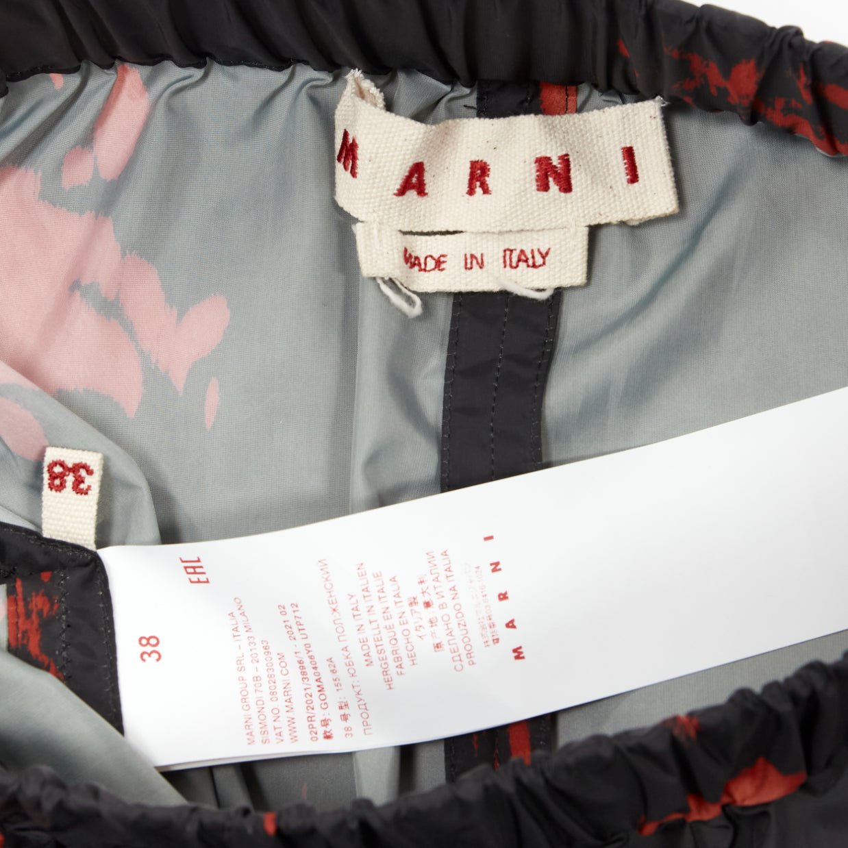 Marni Splatter Ruffle Skirt - Image 10