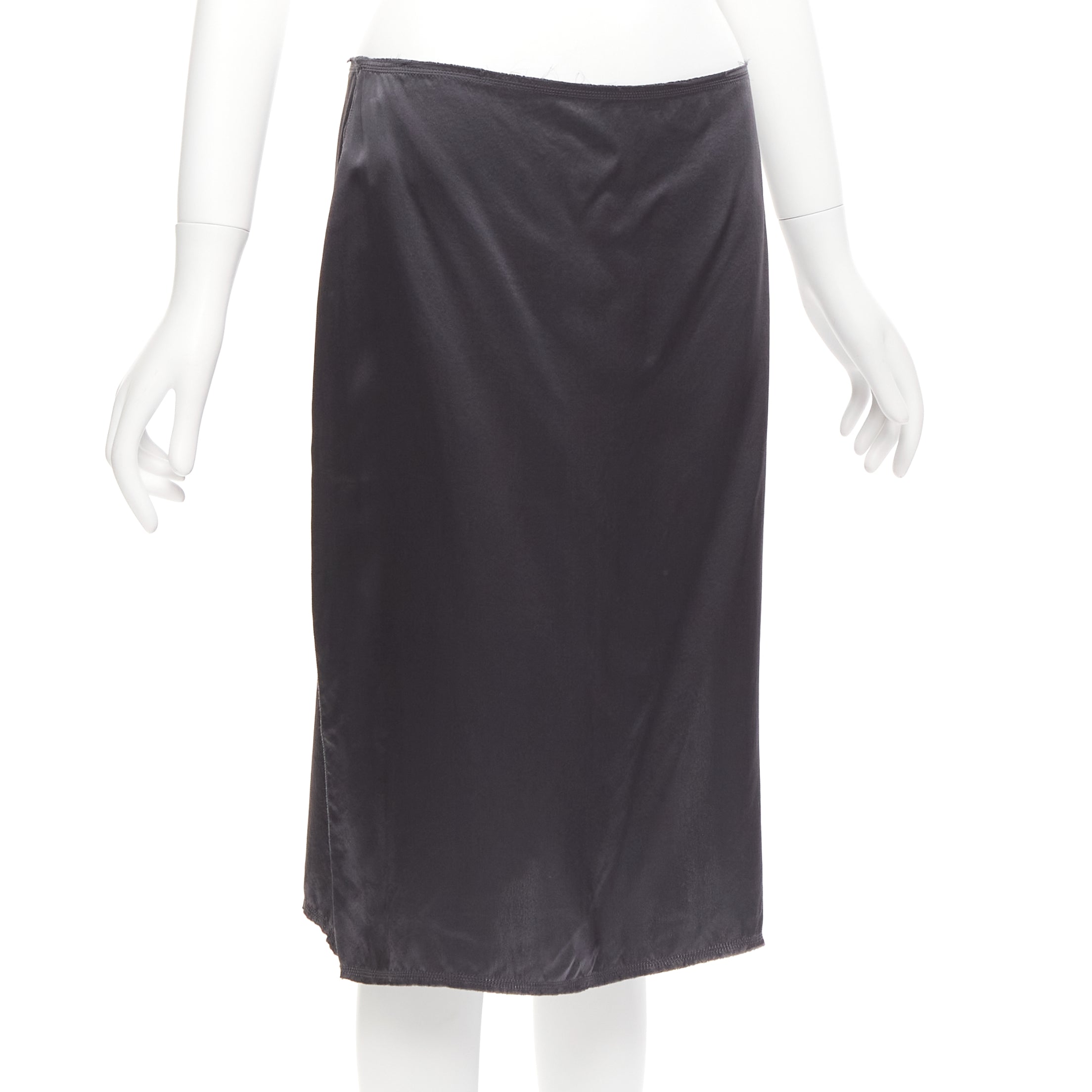 Lanvin Raw Edge Silk Skirt - Image 6