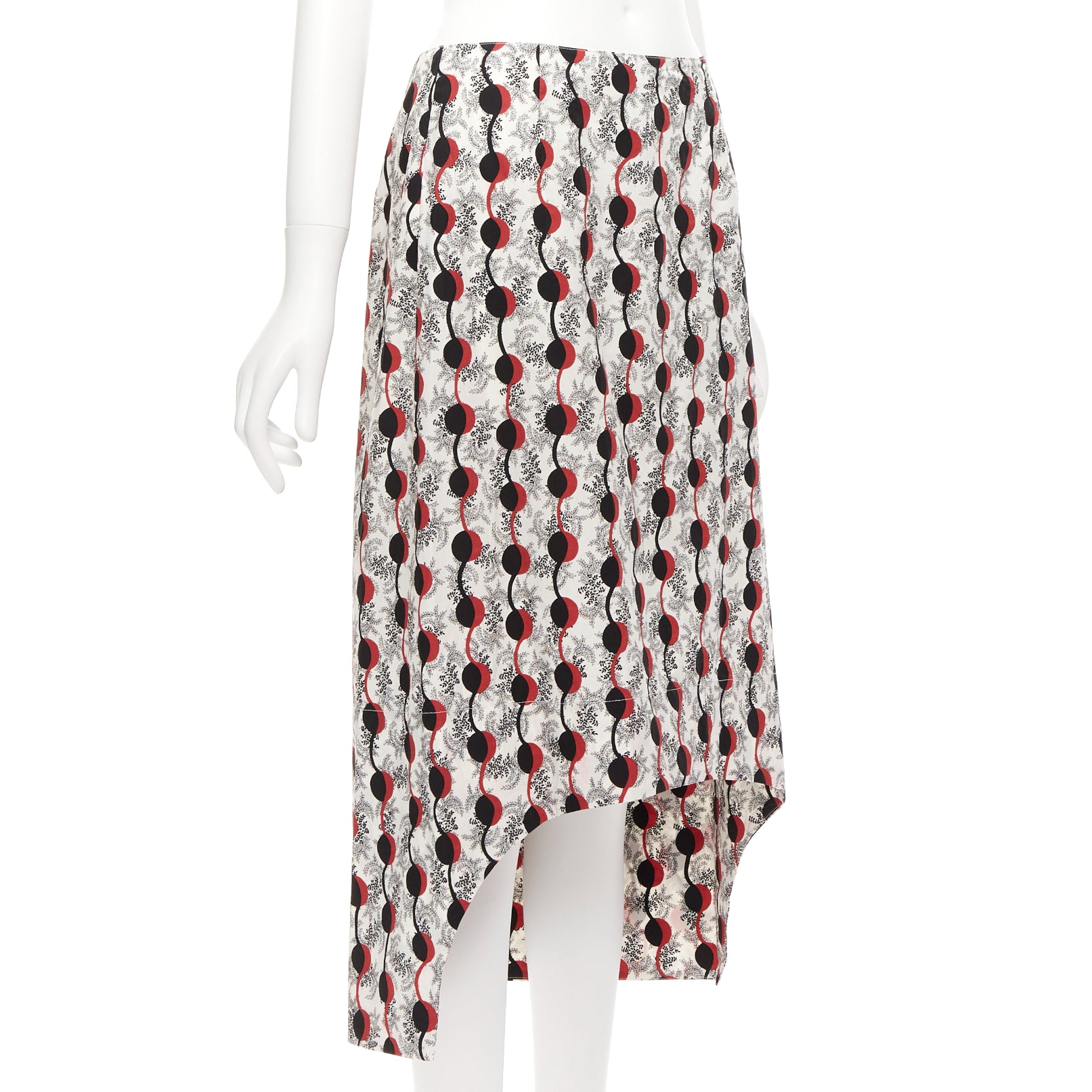 Marni Floral Hi Low Skirt