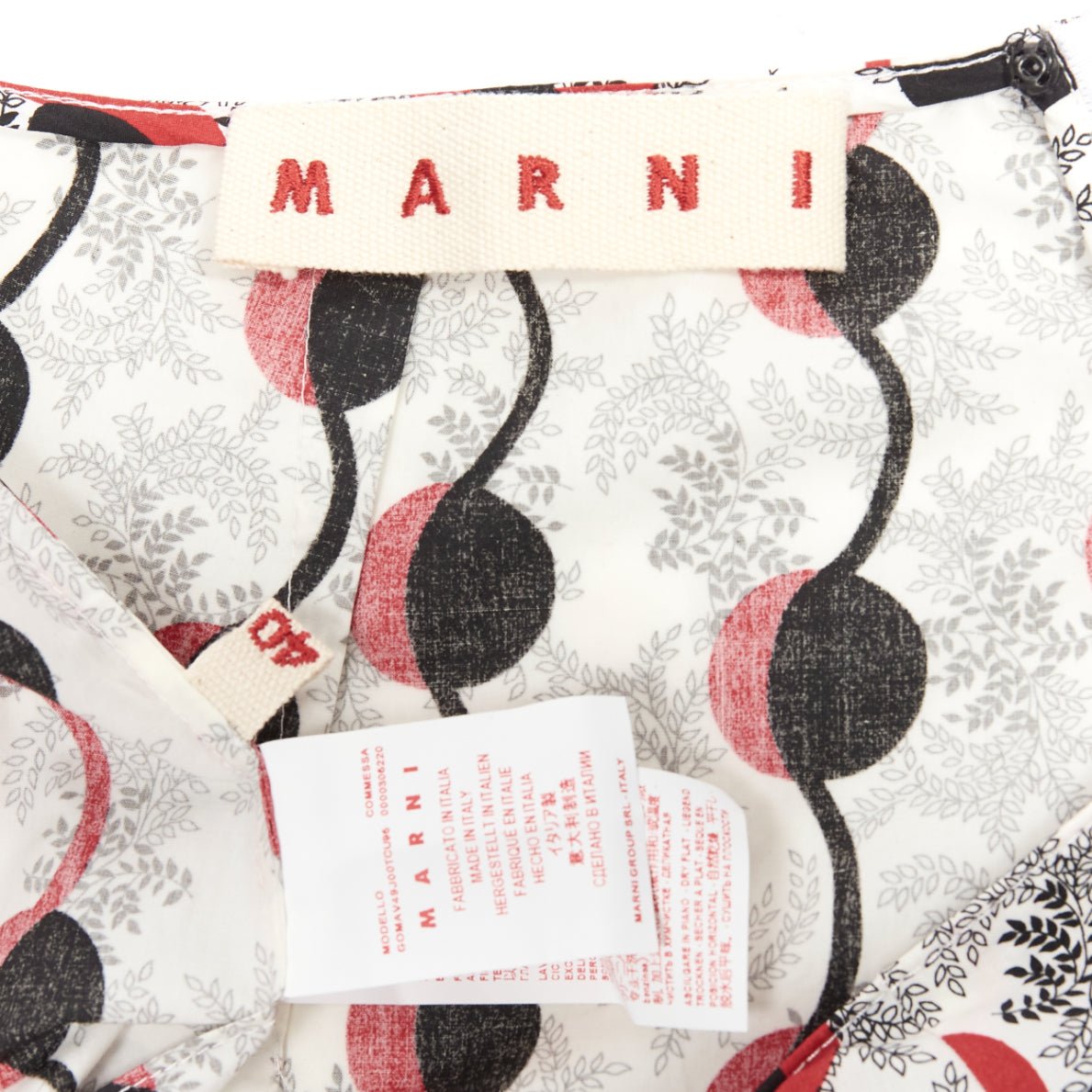 Marni Floral Hi Low Skirt - Image 10