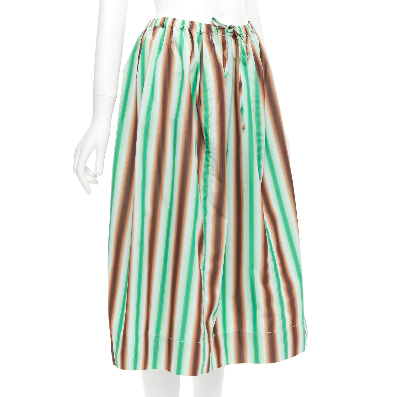 Marni Striped Parachute Skirt - Image 6