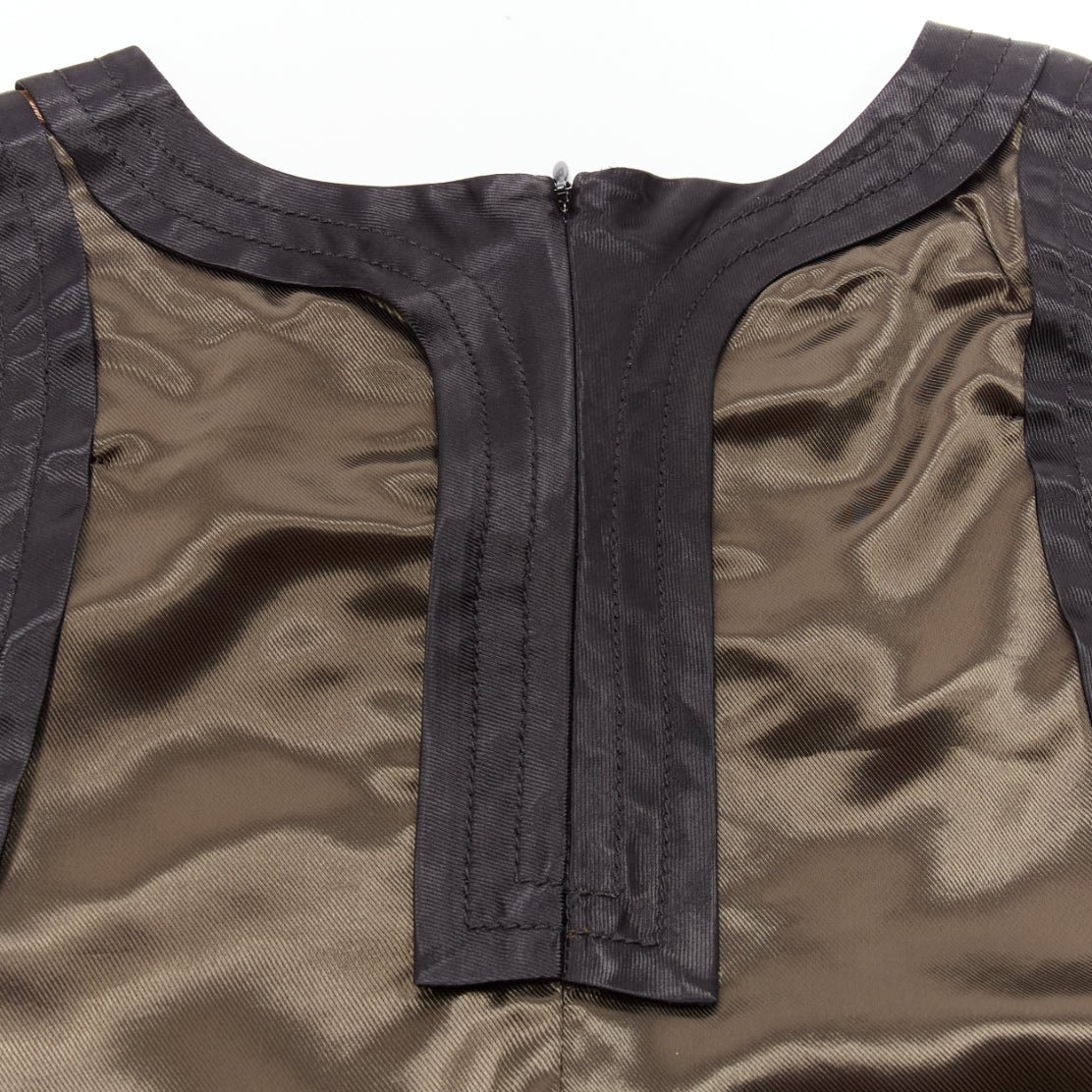 Marni Satin Colorblock Dress - Detail 2