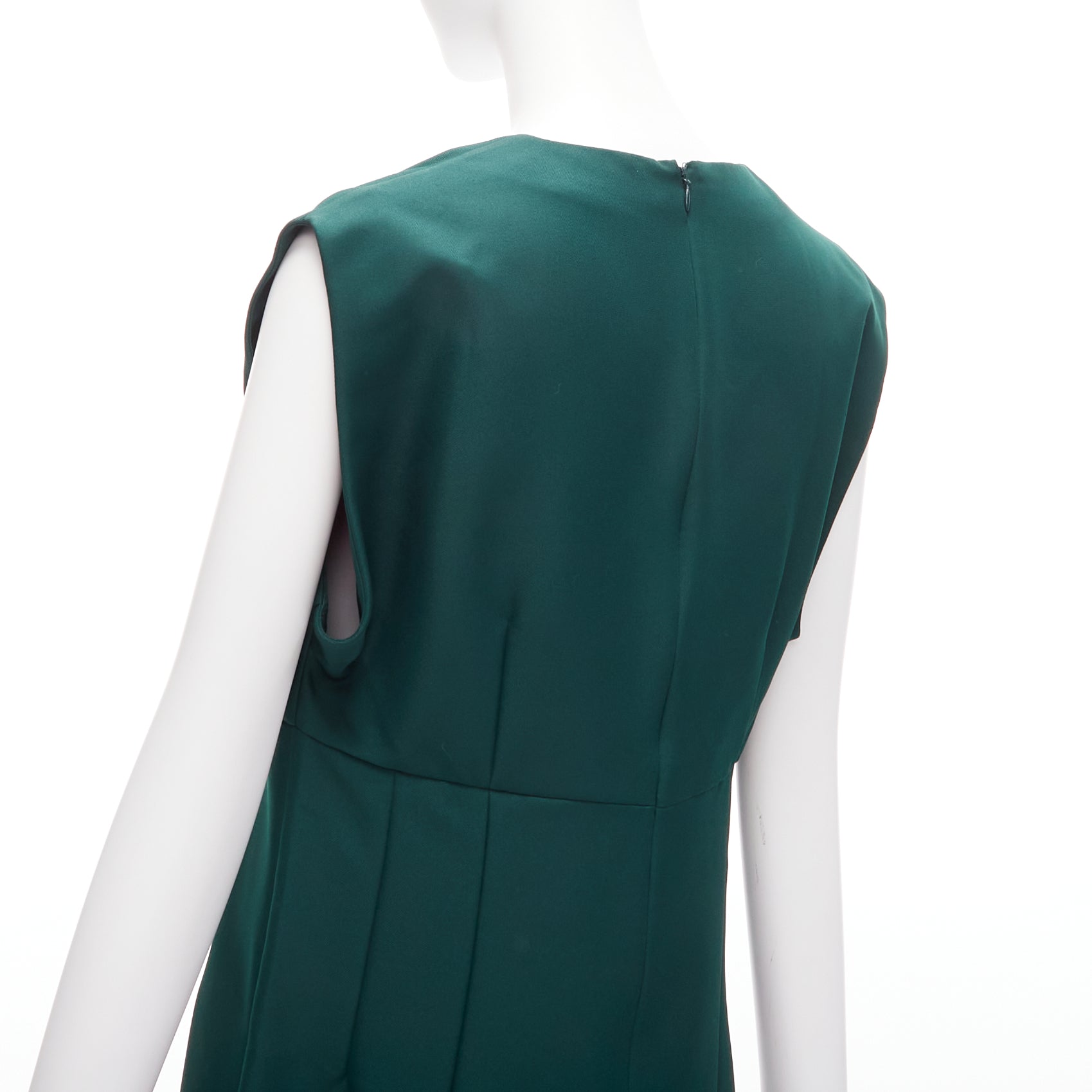 Marni Twill Pleat Dress - Back view