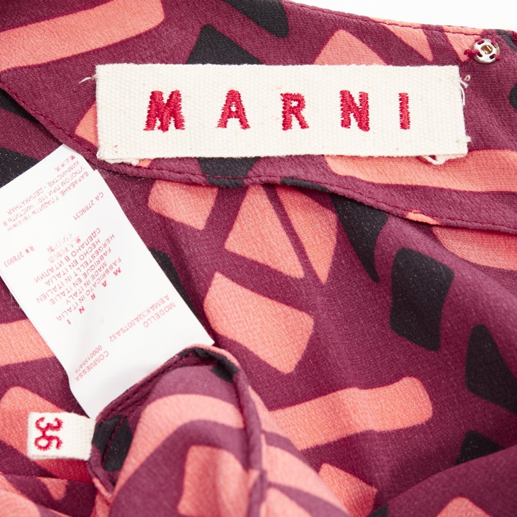 Marni Geometric Cap Dress - Image 10