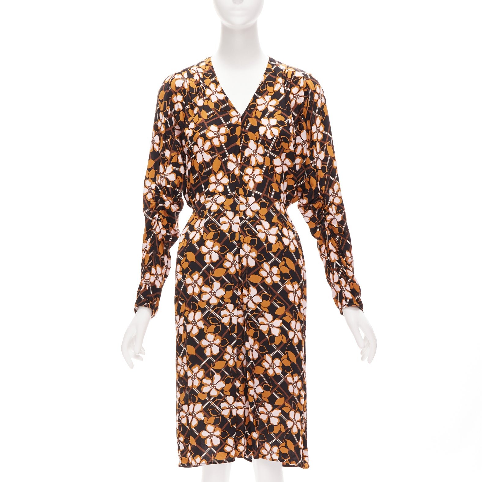 Marni Flower V-Neck Dress