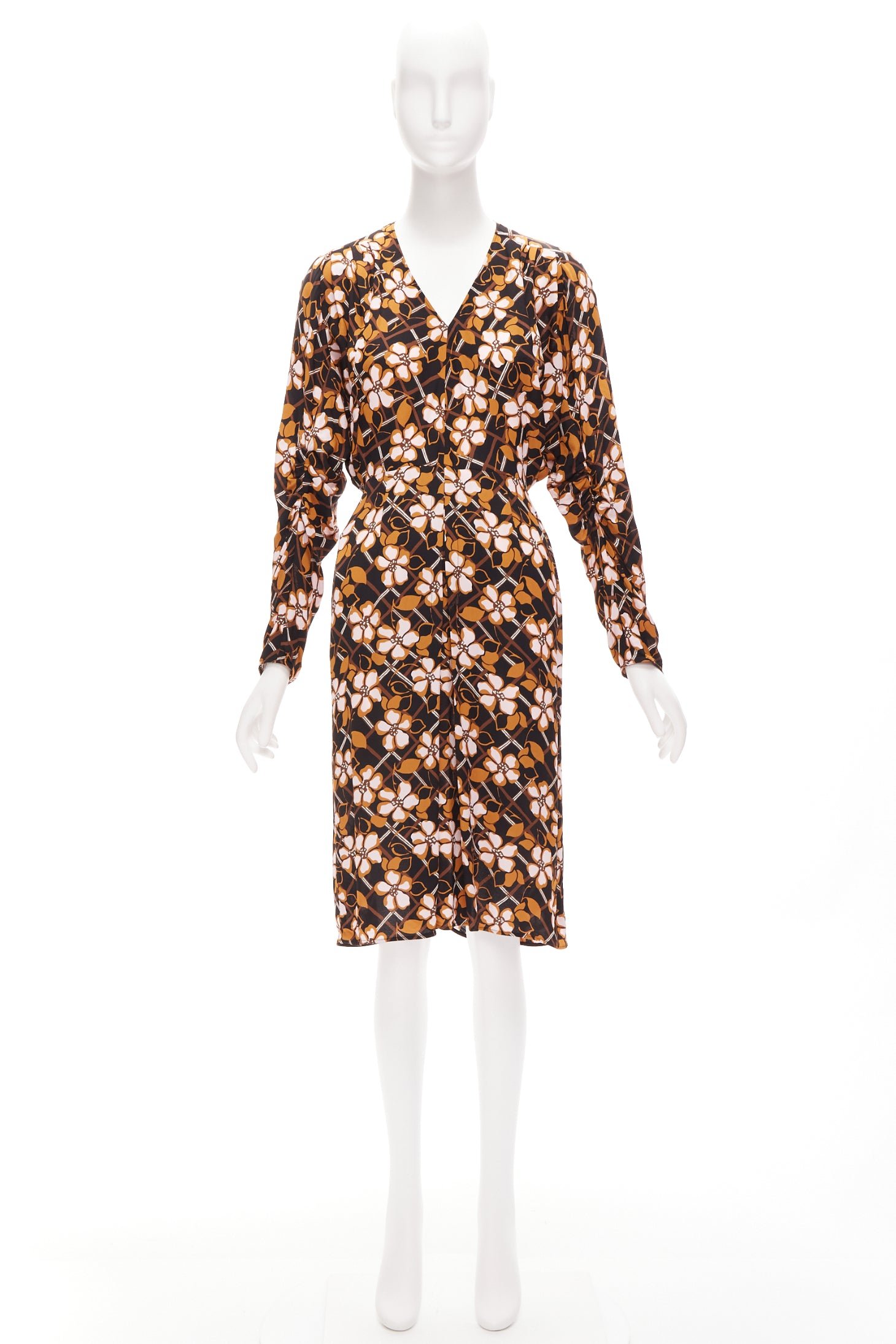 Marni Flower V-Neck Dress - Image 11