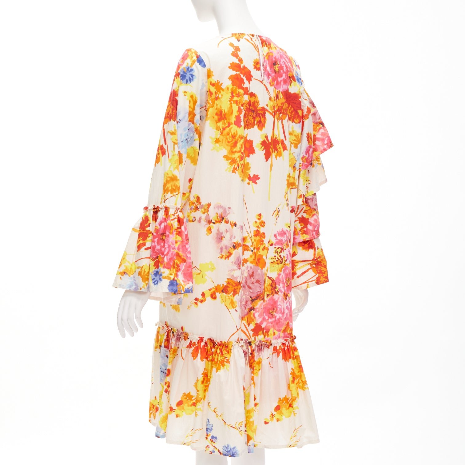 Dries Van Noten Floral Ruffle Dress - Detail 1
