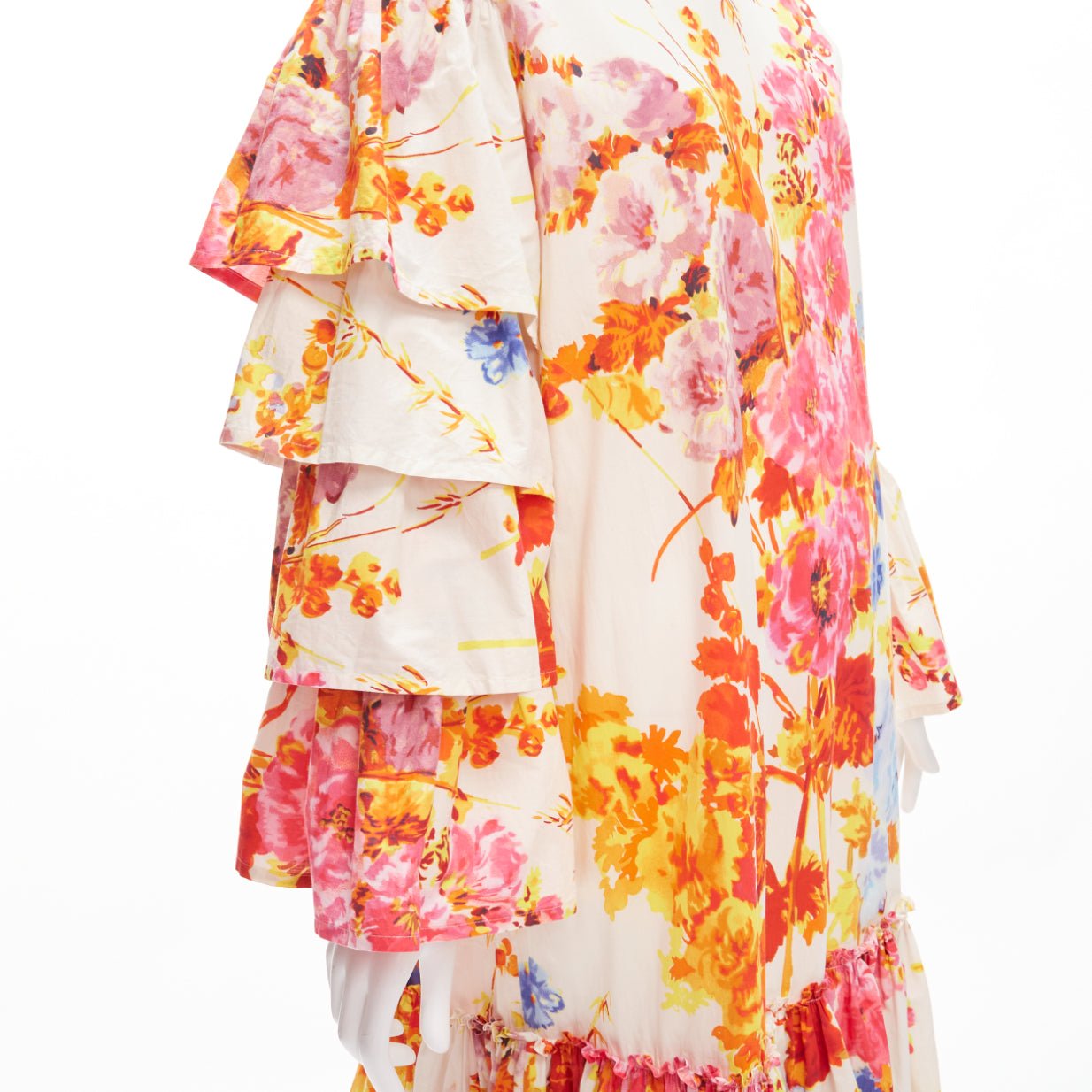 Dries Van Noten Floral Ruffle Dress - Detail 2