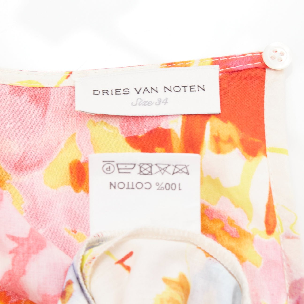 Dries Van Noten Floral Ruffle Dress - Image 10