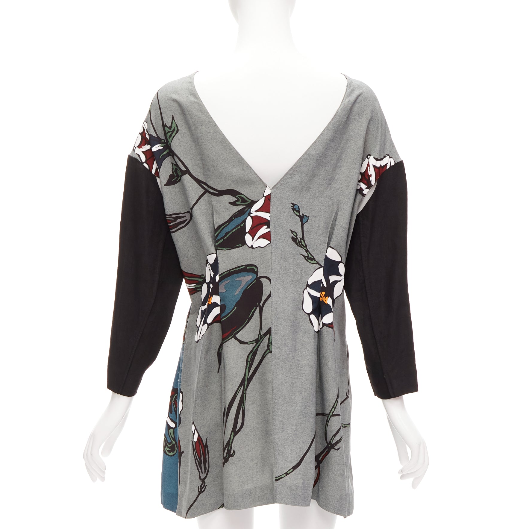 Marni Floral Dropped Dress - Side view