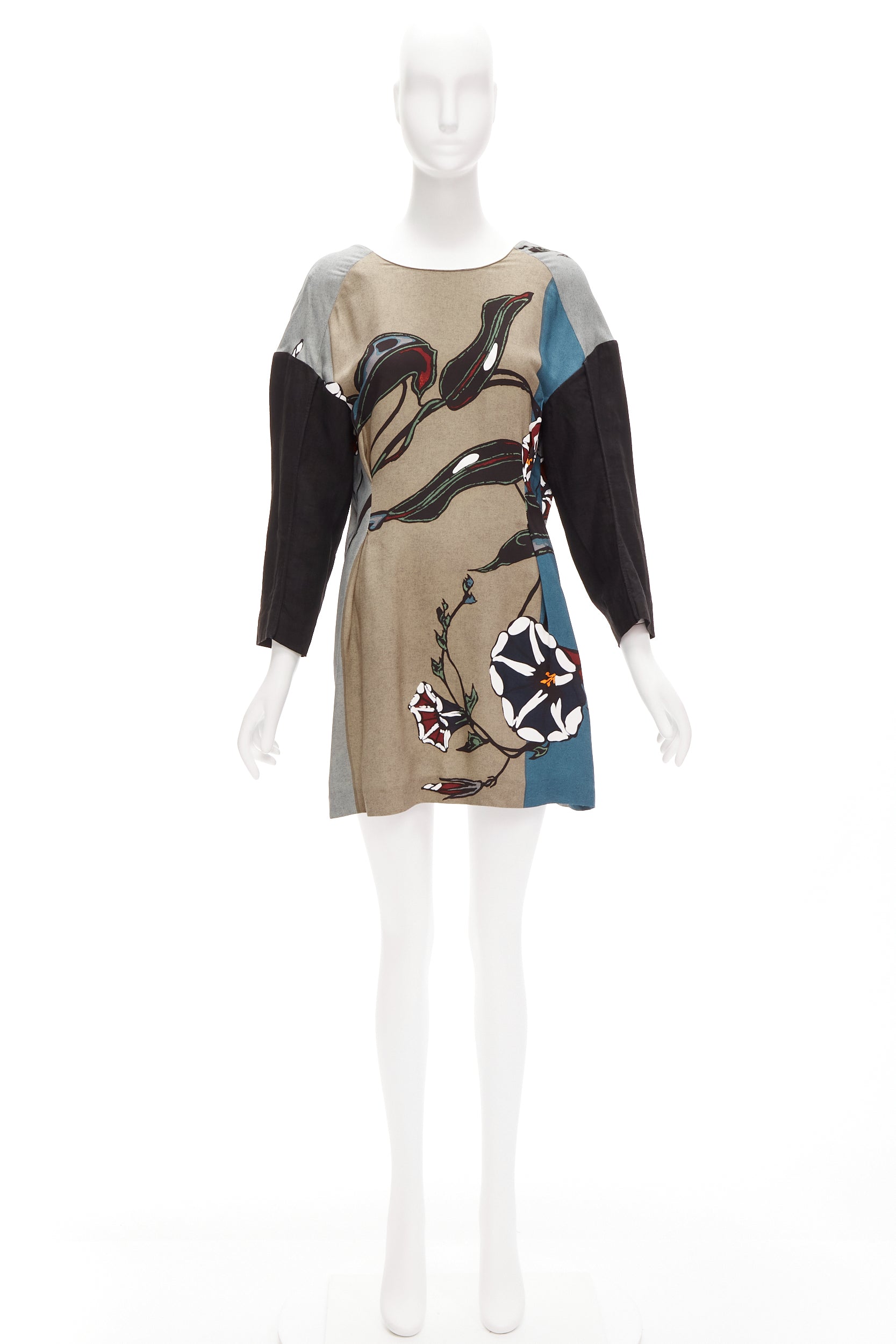Marni Floral Dropped Dress - Image 11