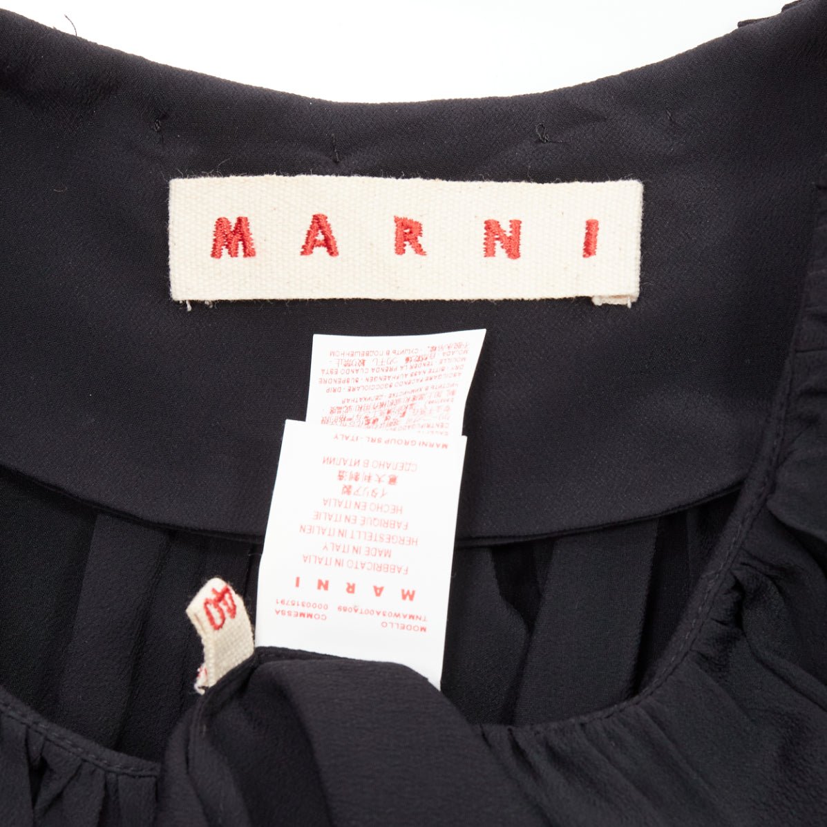Marni Cape Sleeve Dress - Image 10