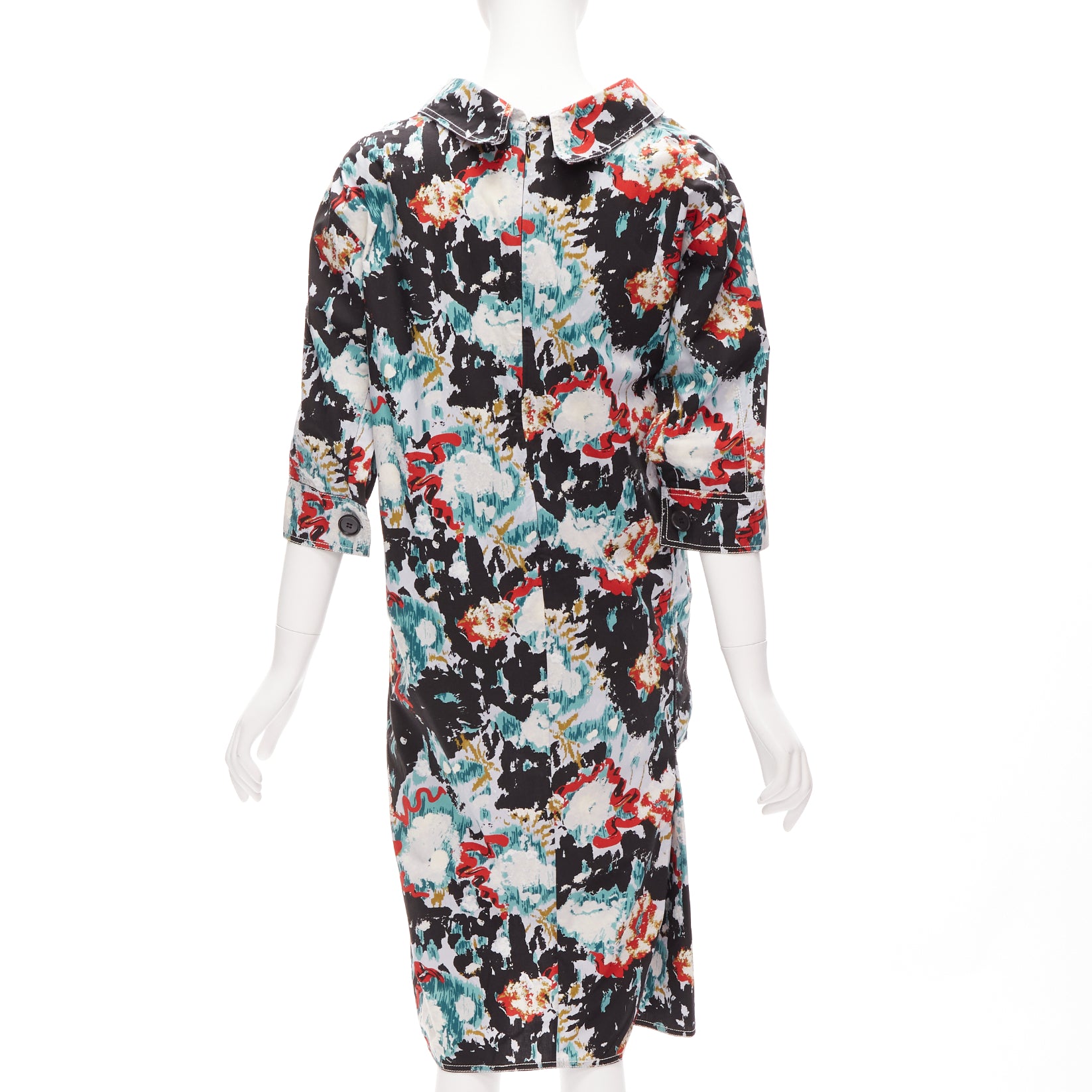 Marni Splash Print Dress - Side view
