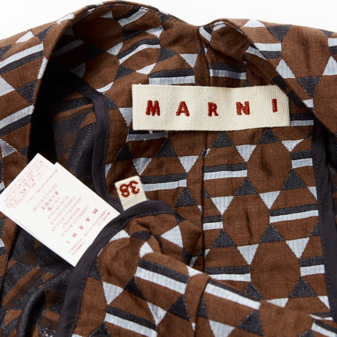 Marni Geometric Frill Dress - Image 10