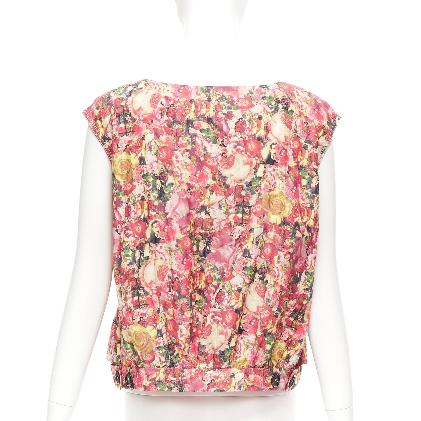 Marni Floral Button Vest - Side view