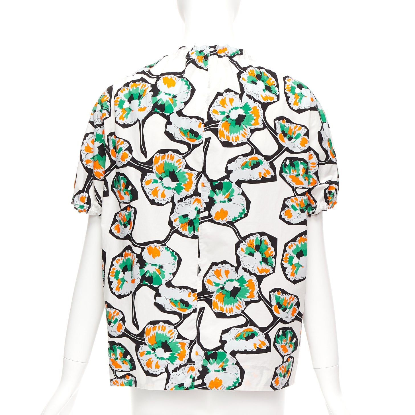 Marni Floral Toggle Shirt - Side view