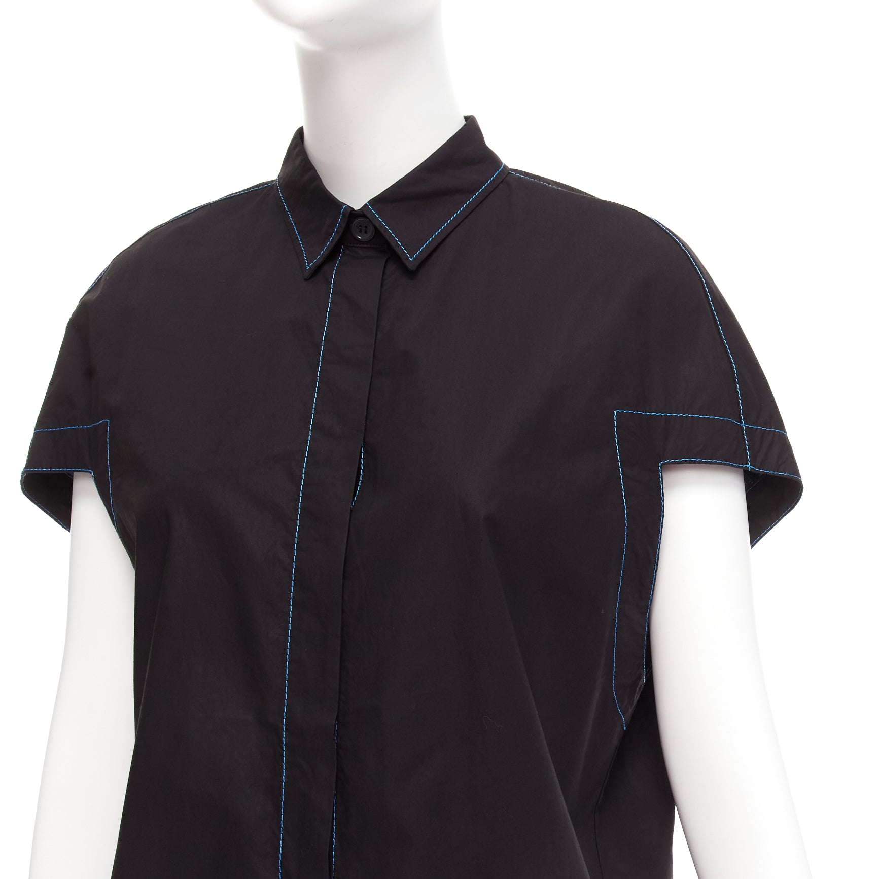 Marni Topstitched Boxy Shirt - Detail 2