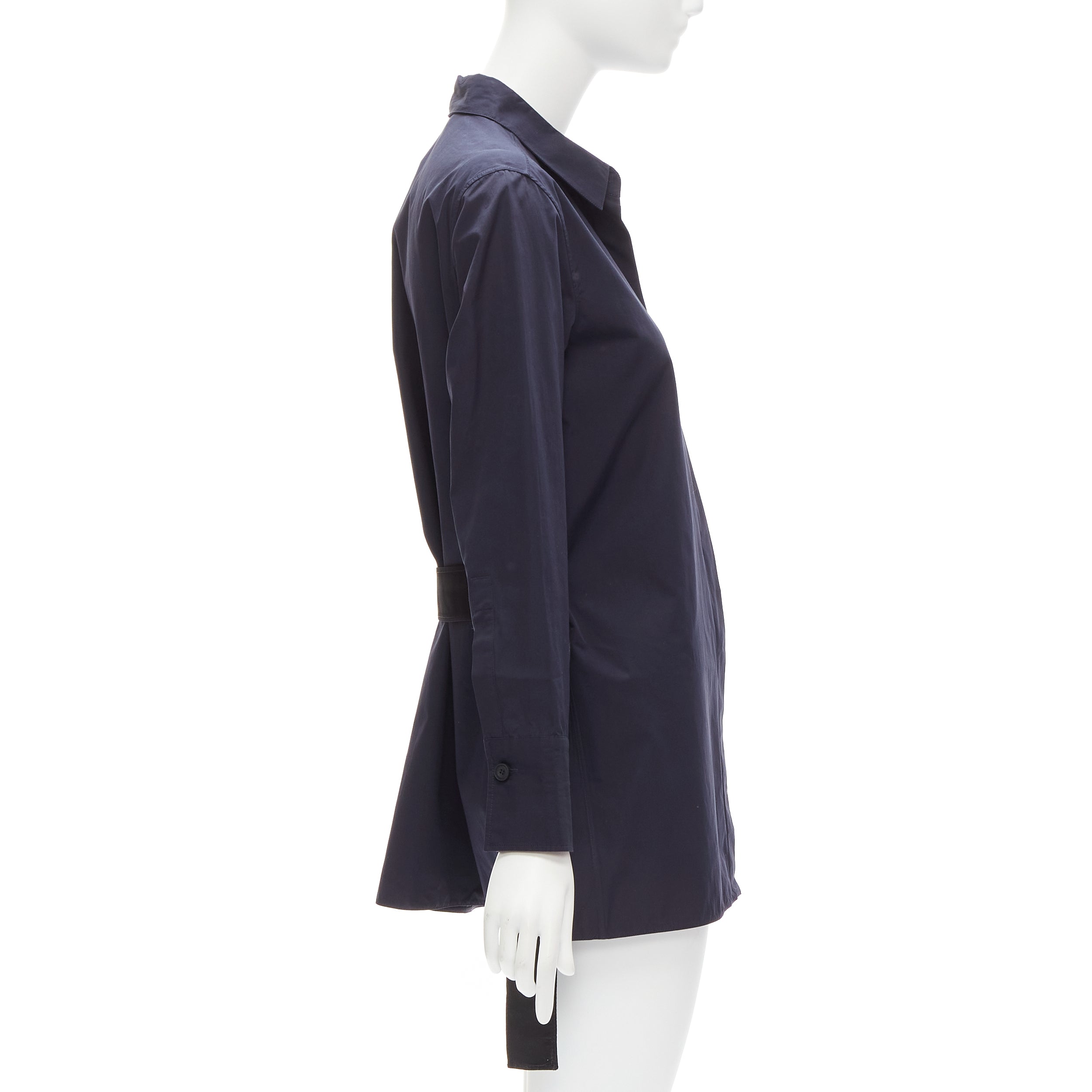 Marni Asymmetric Belted Shirt - Side view