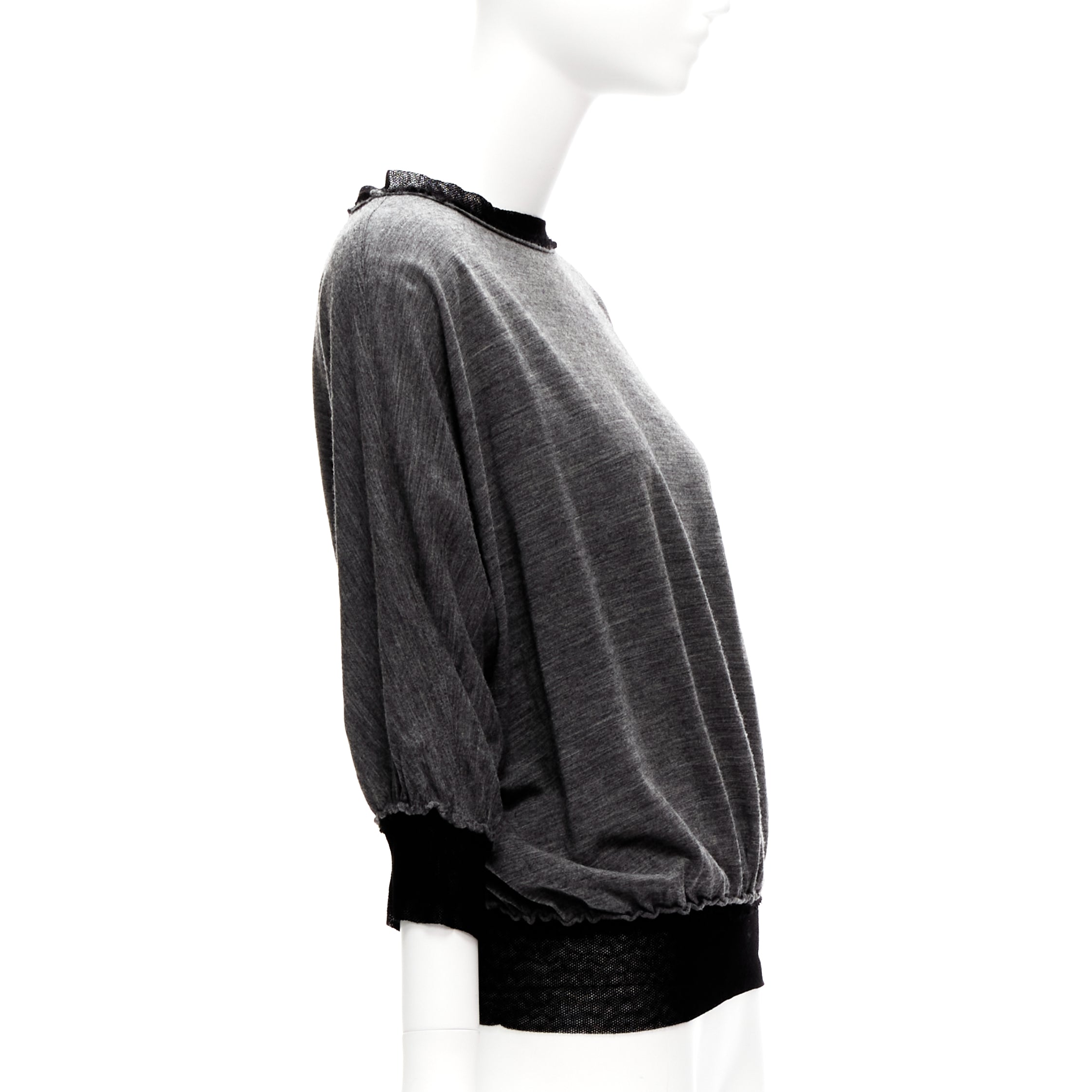 Lanvin Mesh Trim Sweater - 4