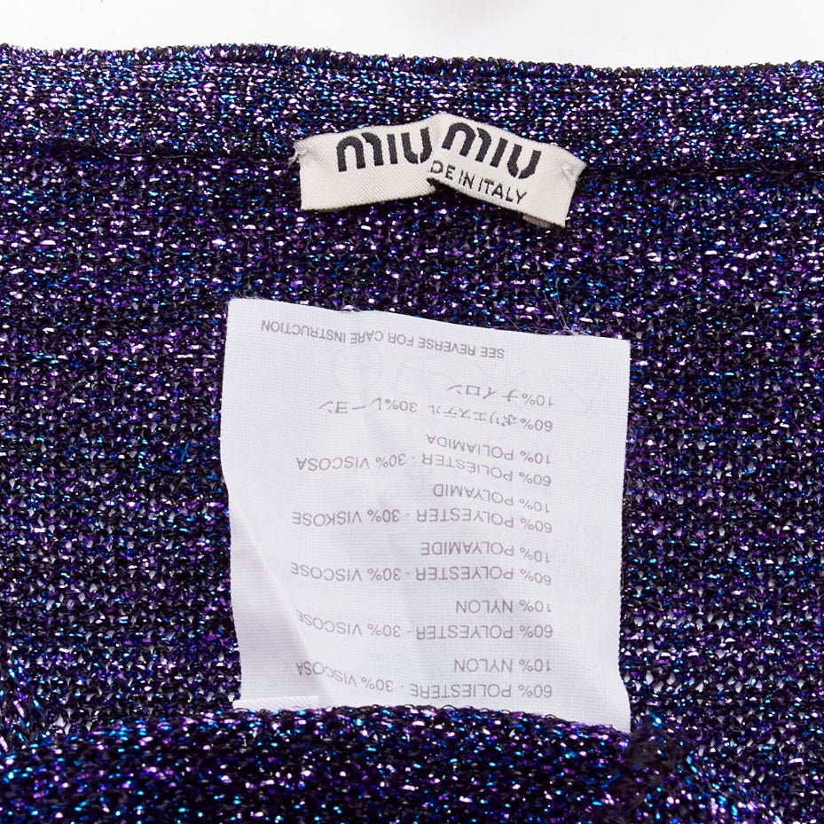 Miu Miu Glitter Lurex Sweater - Image 10