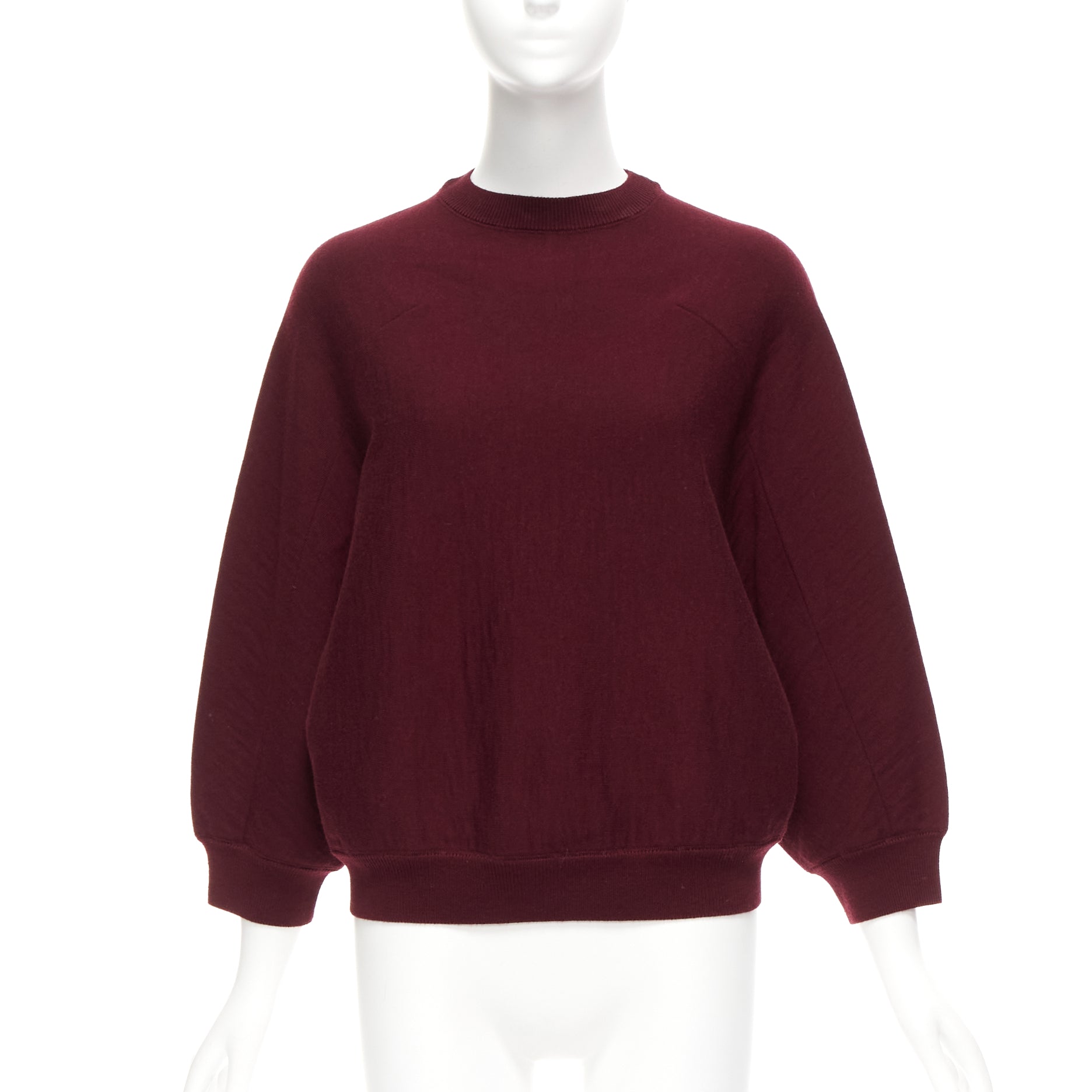 Marni Burgundy Crop Sweater