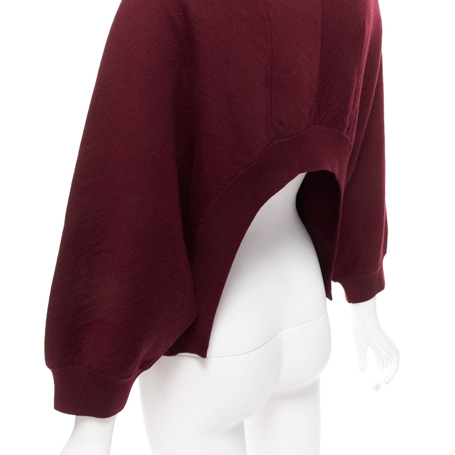 Marni Burgundy Crop Sweater - Detail 2