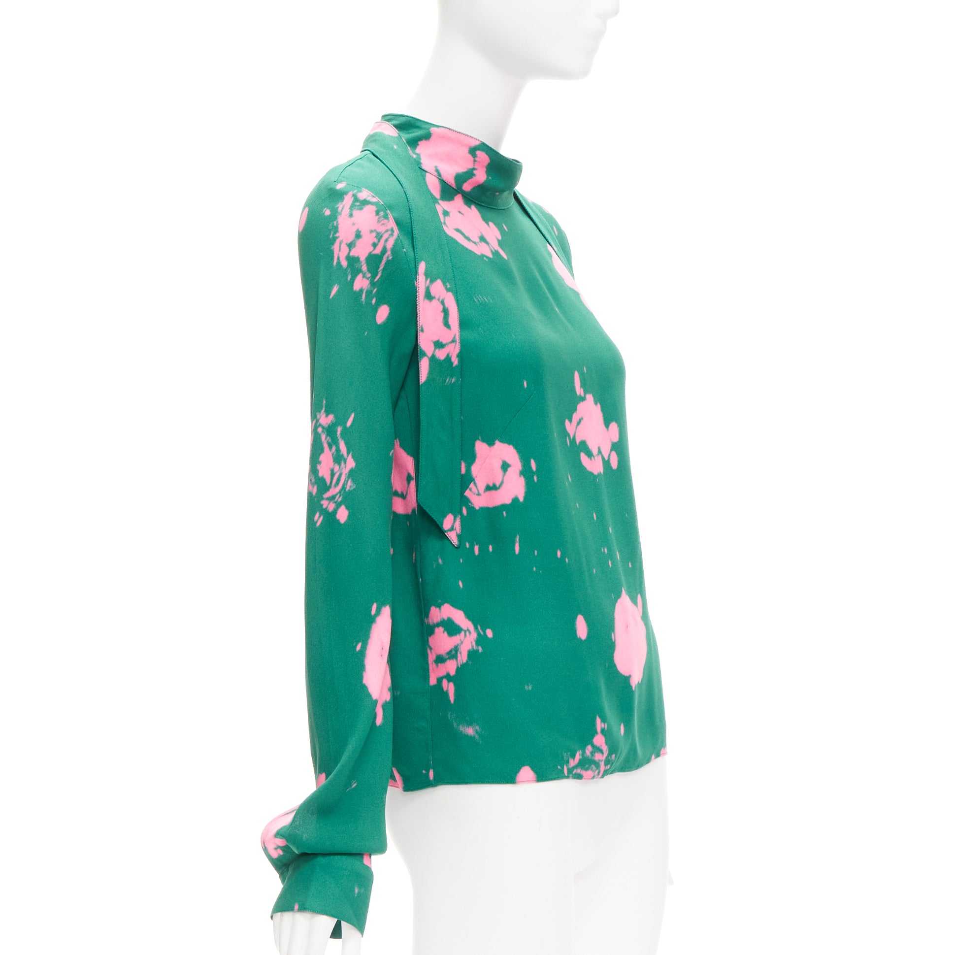 Marni Splatter Tie Blouse - Image 6