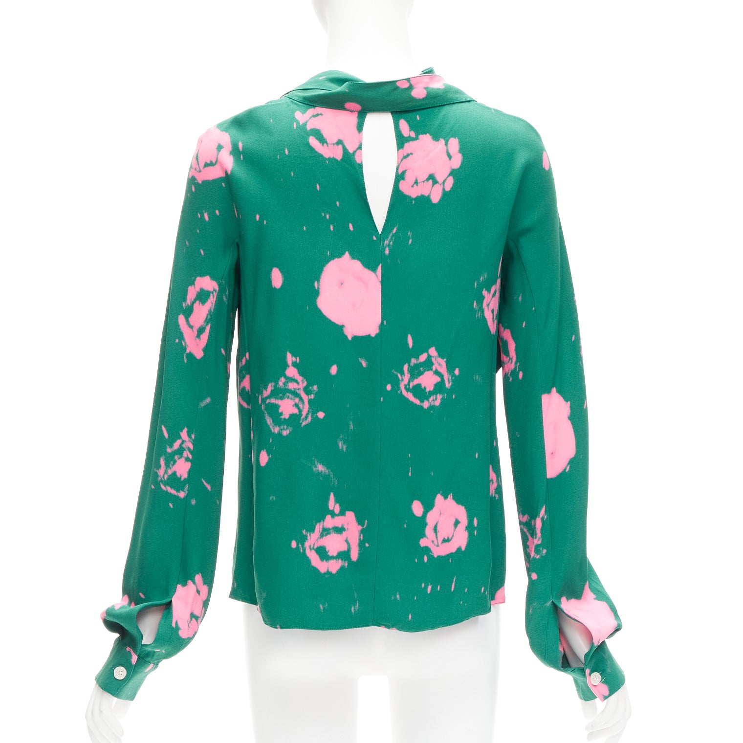Marni Splatter Tie Blouse - Side view