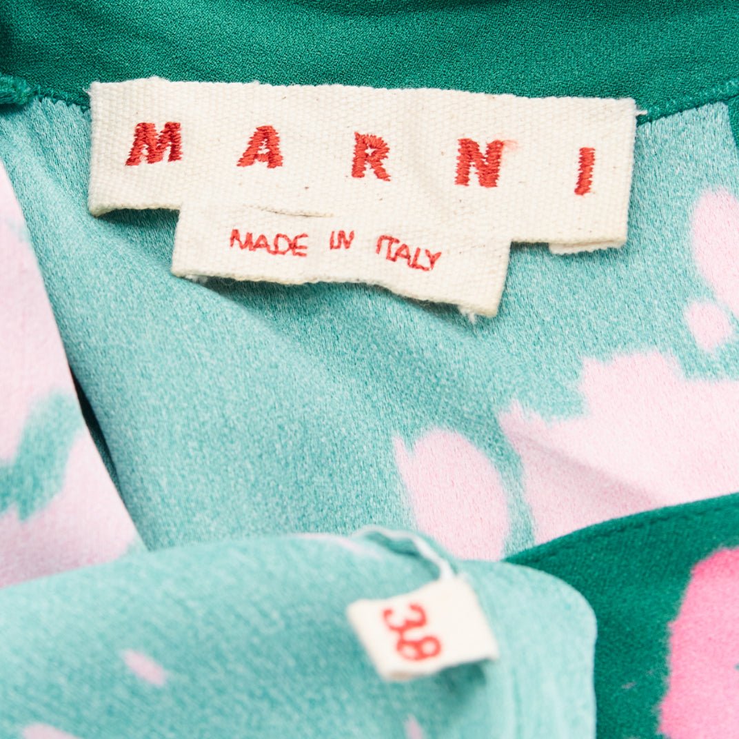 Marni Splatter Tie Blouse - Image 10