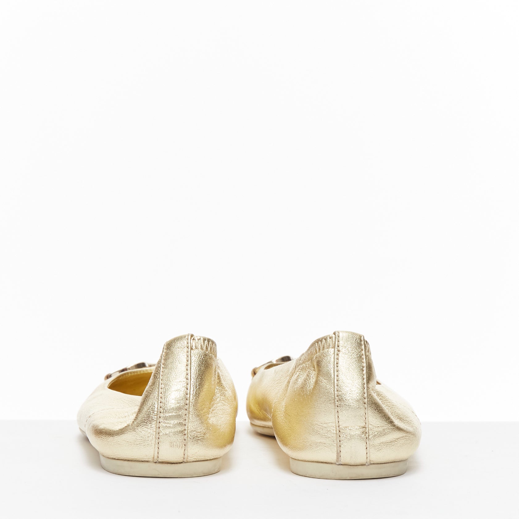 Gucci Quilted Loafer Flats - Side view